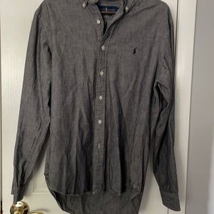 Large Polo Ralph Lauren Dark Denim Button Down